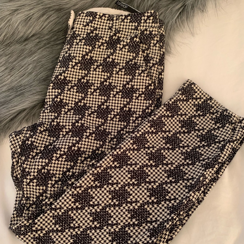 Topshop Houndstooth Skinny Pant